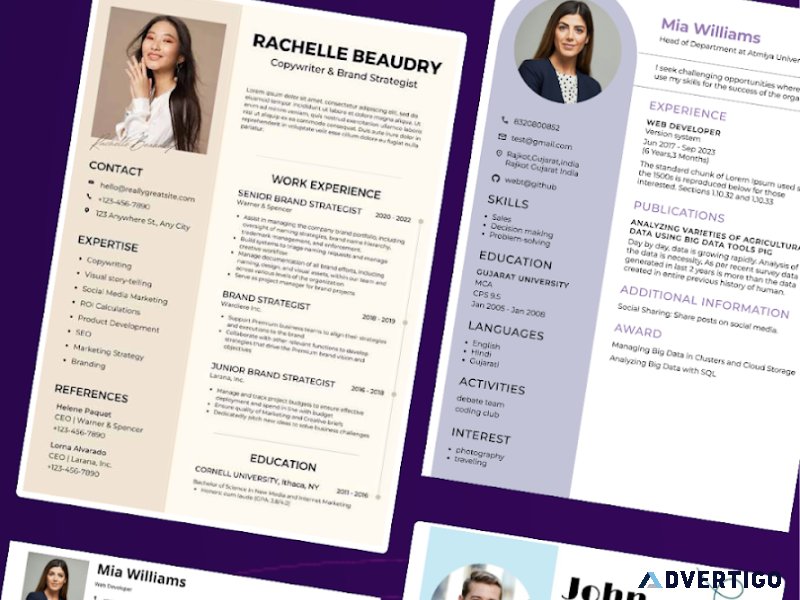 Resume builder cv maker