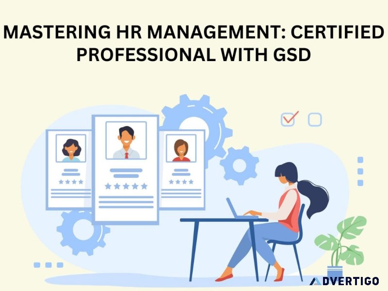 Mastering hr management: certified professional with gsdc