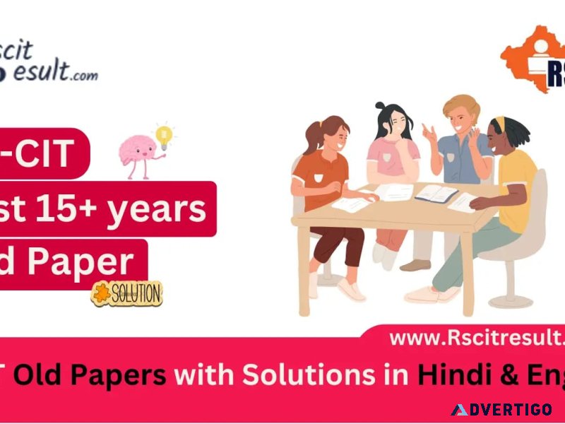 Rscit old paper with 100% solution & mock test