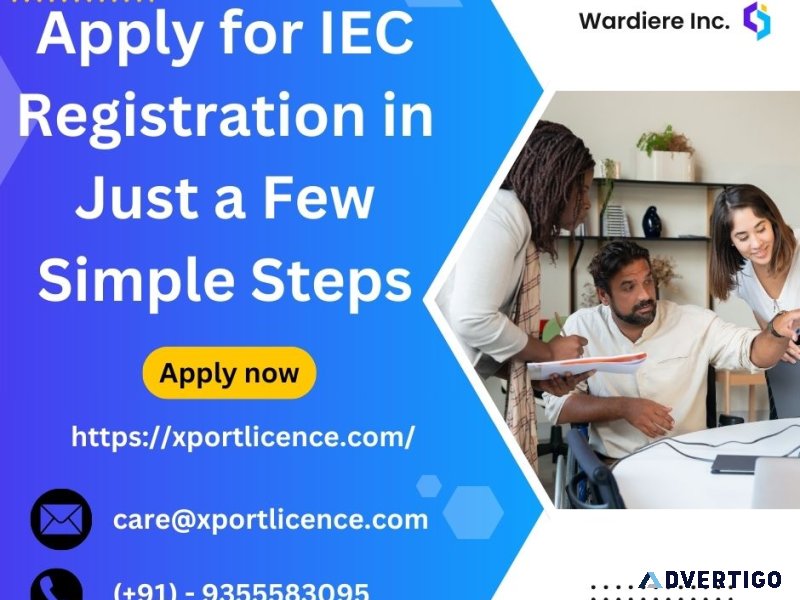 Apply for iec registration in just a few simple steps