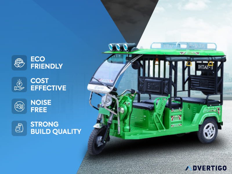 Top electric rickshaw manufacturers company in india