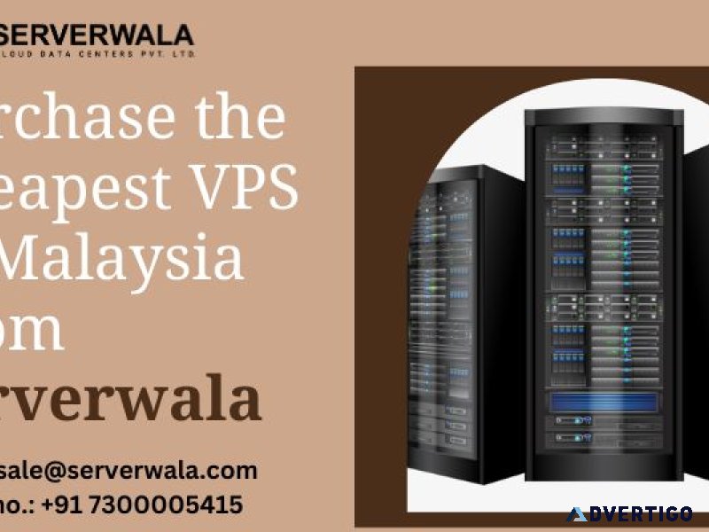 Purchase the cheapest vps in malaysia from serverwala