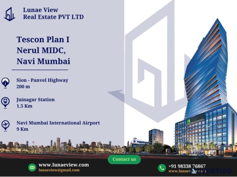 Tescon plan i nerul midc, navi mumbai - lunae view