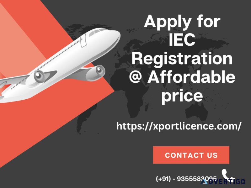 Apply for iec registration affordable price