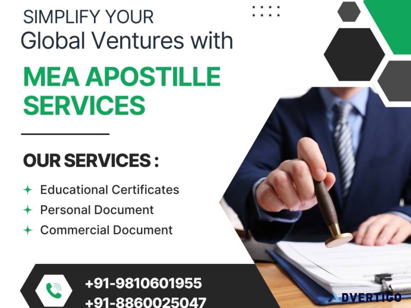 Mea apostille services for all types of documents