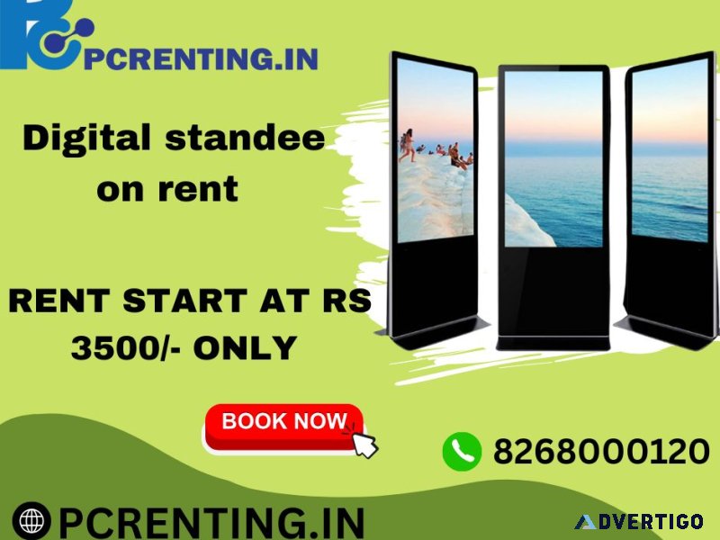 Digital standee on rent in mumbai at rs 3500/- only