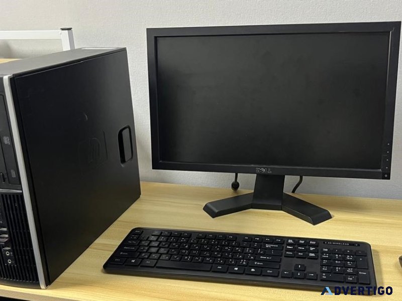 Hp desktop computer with mouse & keyboard