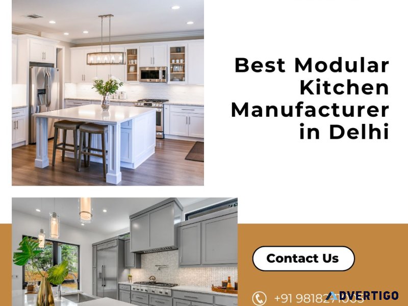 Best modular kitchen manufacturers in delhi