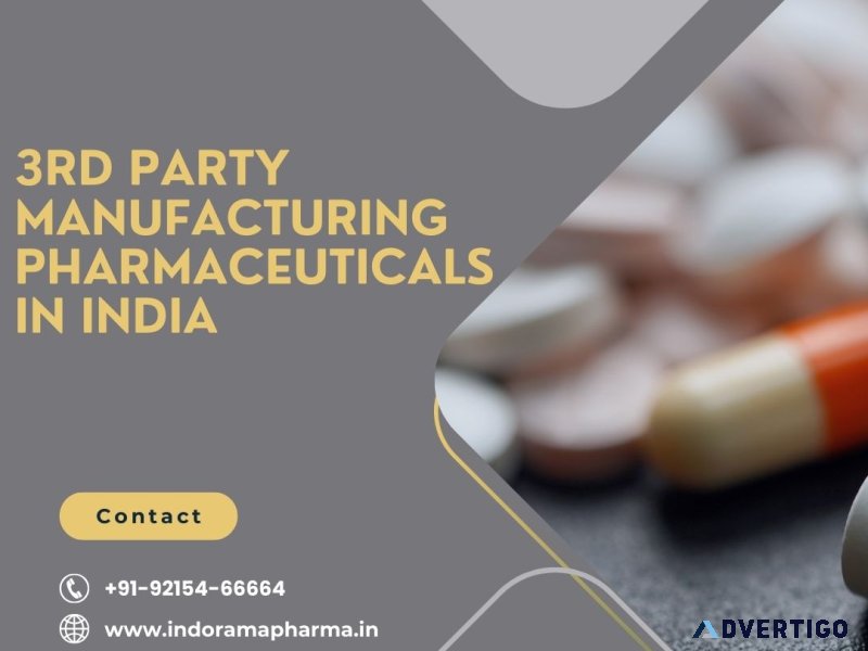 3rd party manufacturing pharmaceuticals in india