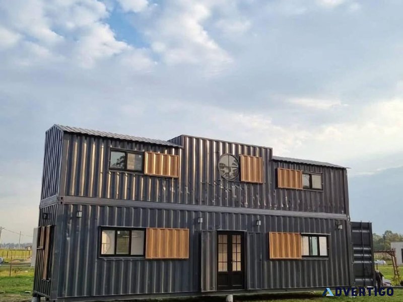 2 story container home