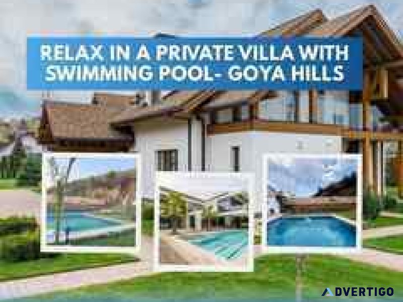 Private villa with swimming pool – goya hills