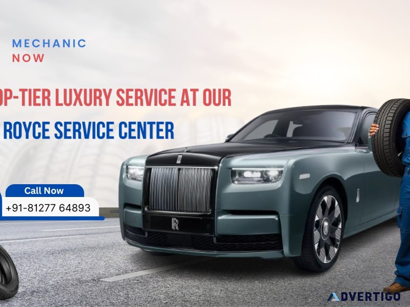 Get quality service at our rolls royce service center