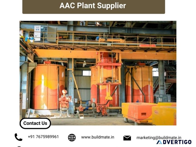 Aac plant supplier | +91 76759 89961 | buildmate