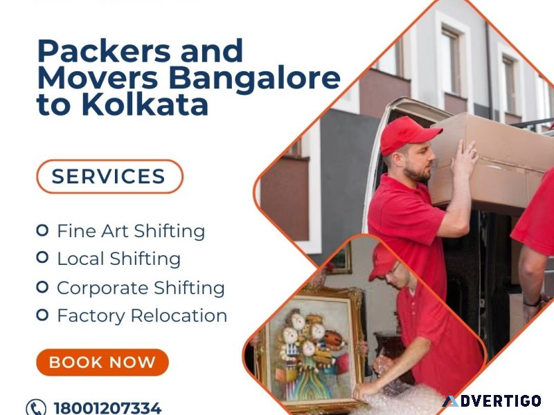 Trusted packers and movers bangalore to kolkata arena relocation