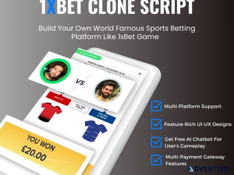 Launch your own high-roi sports betting platform with 1xbet clon