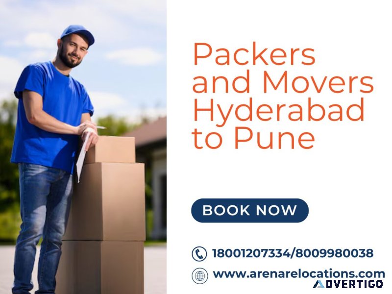 Trusted packers and movers hyderabad to pune arena relocations