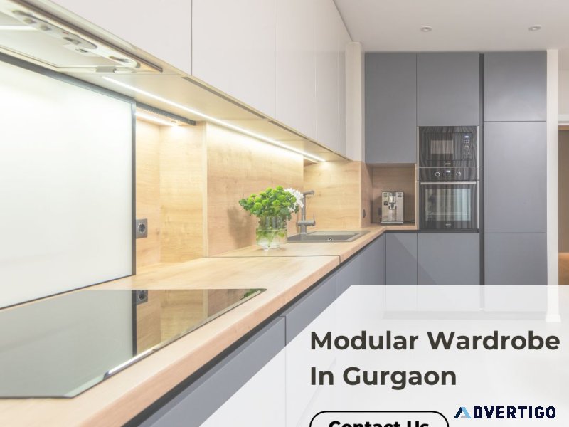 Stylish & spacious modular wardrobe in gurgaon