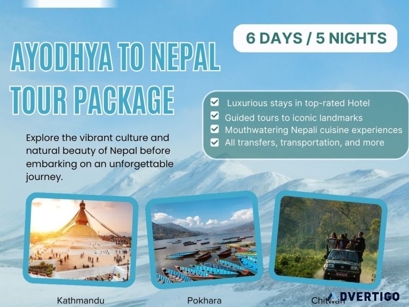 Ayodhya to nepal tour package