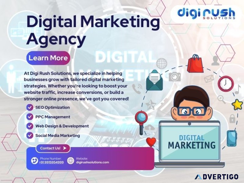 Best digital marketing agency in india | digi rush solutions