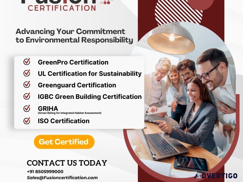 Get iso, greenpro & organic certifications | expert support