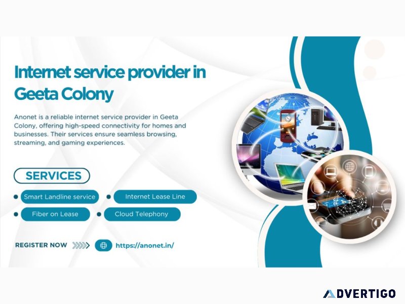 Experience blazing-fast speeds with the best isp in geeta colony