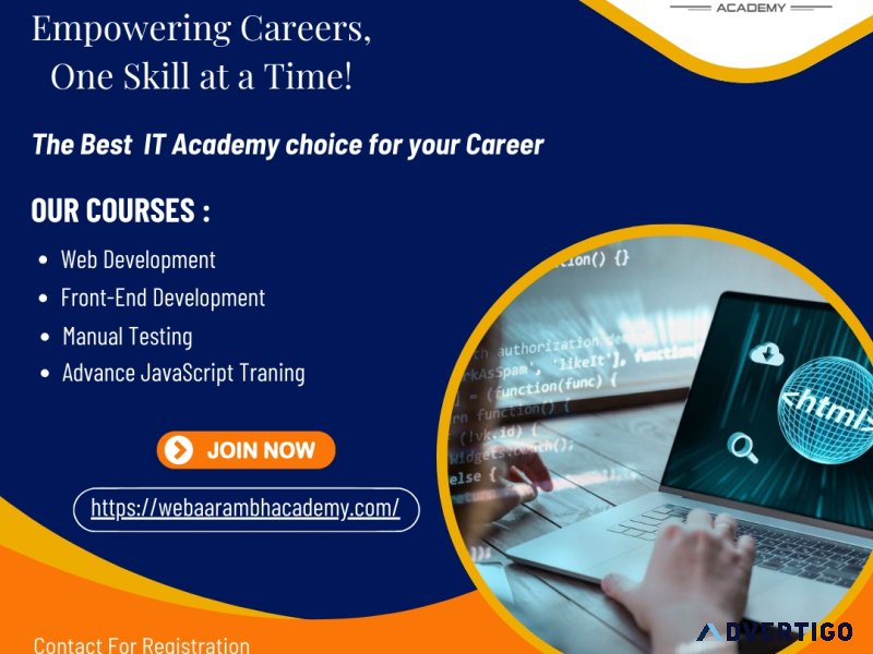 Best it course institute near me | webaarambh academy