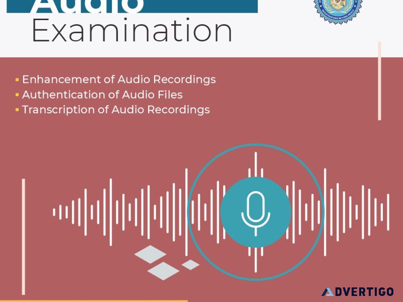 Audio & video verification by certified forensic experts