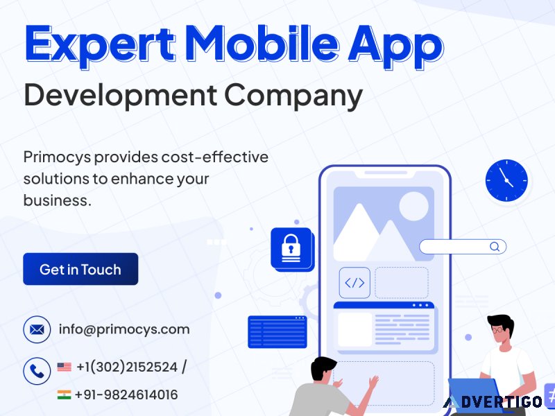 Expert mobile app development company in the usa | primocys