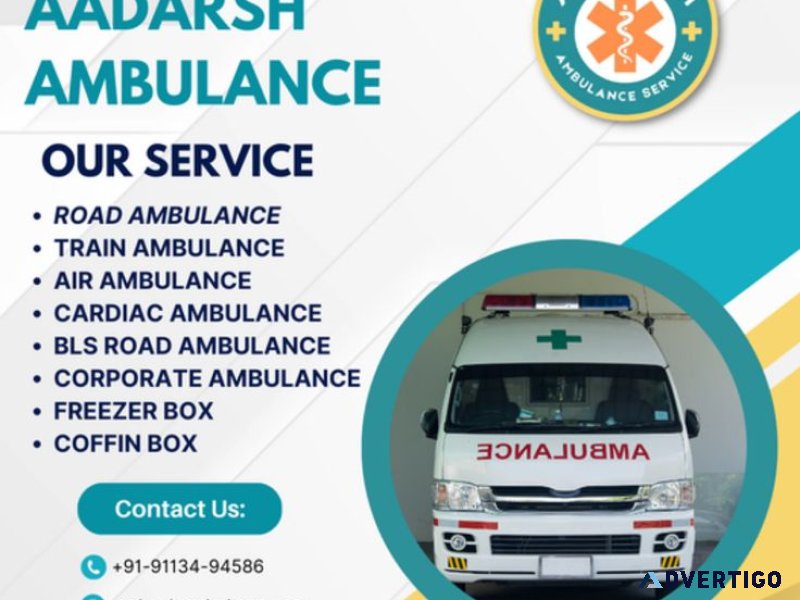 Aadarsh ambulance: 24/7 emergency ambulance service in patna