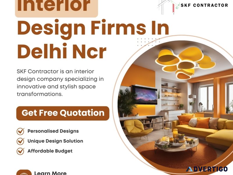 Interior design firms in delhi ncr for renovation