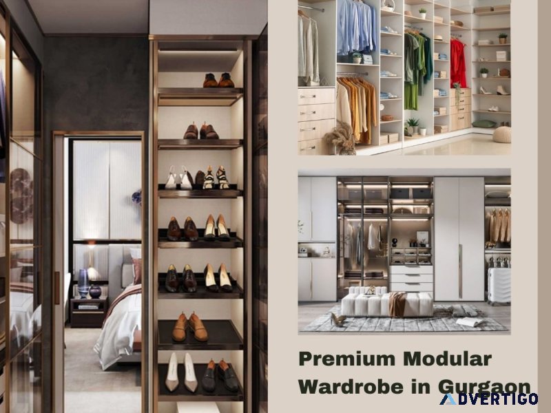 Premium modular wardrobe in gurgaon – stylish & space-saving