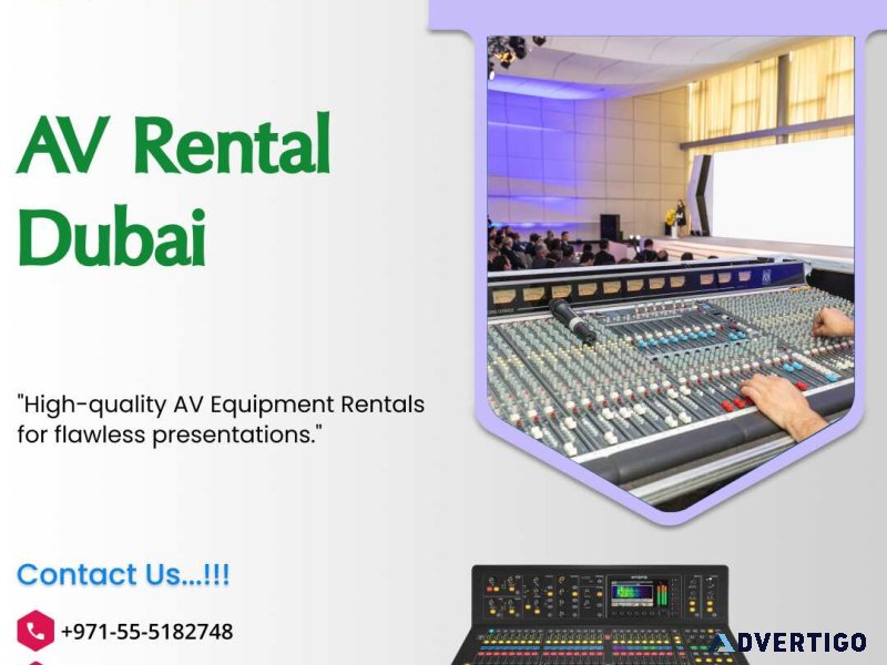 Need an led screen or sound system for rent in dubai?