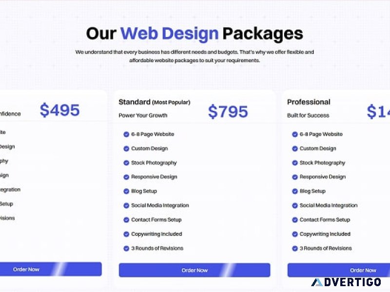 Affordable, stunning websites for small businesses and startups