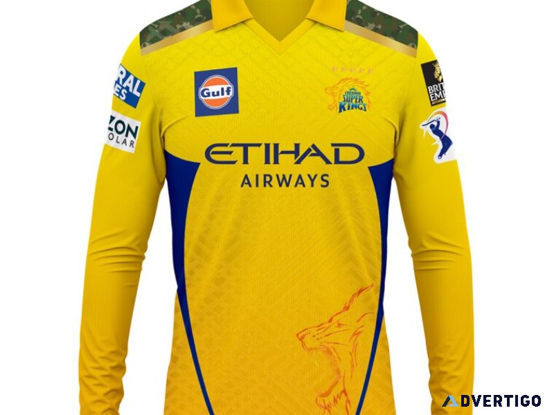 Official csk ipl 2025 t-shirt – roar for the kings