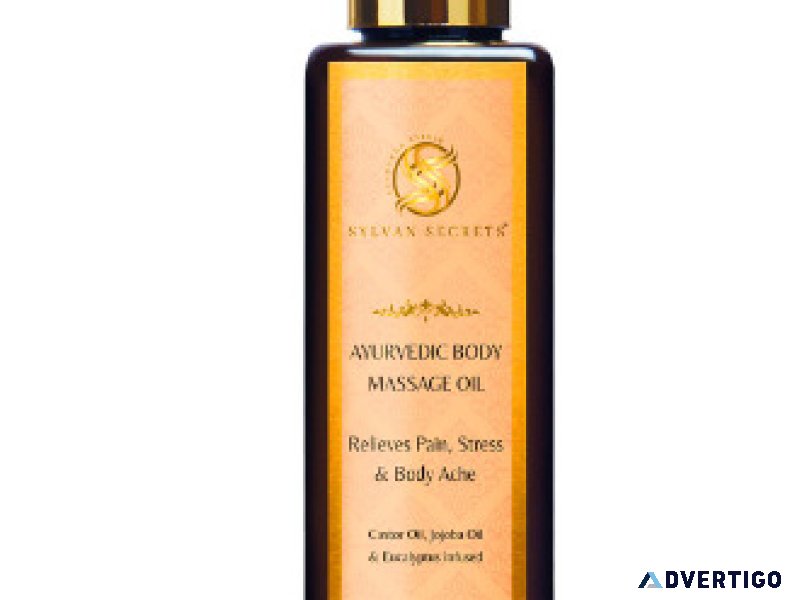 Ayurvedic body massage oil for dry skin