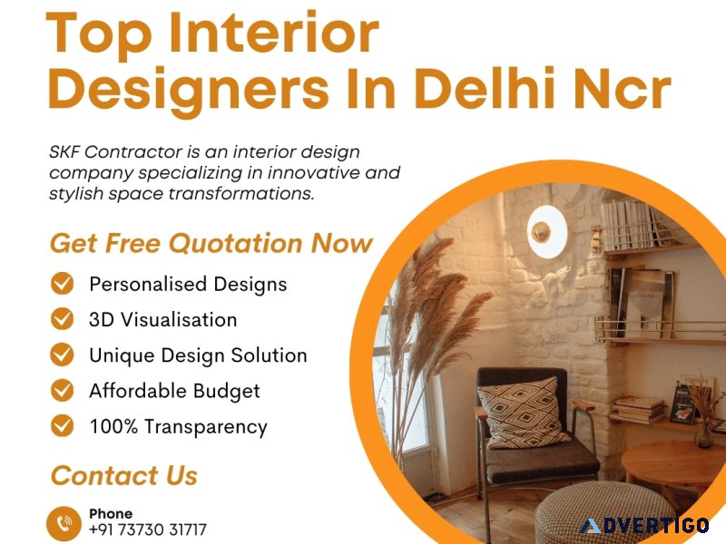 Best top interior designers in delhi ncr to hire now