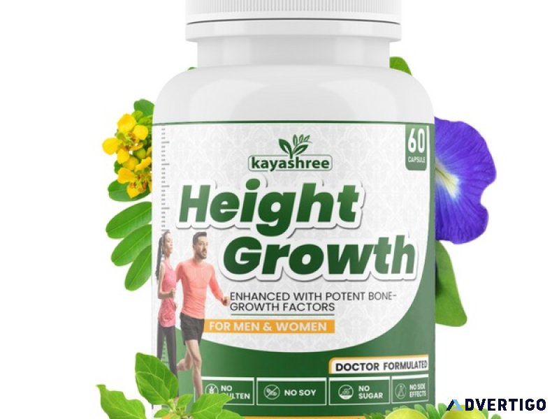 Kayashree height growth capsule: boost your height naturally