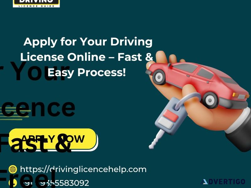 Apply for your driving license online – fast & easy process