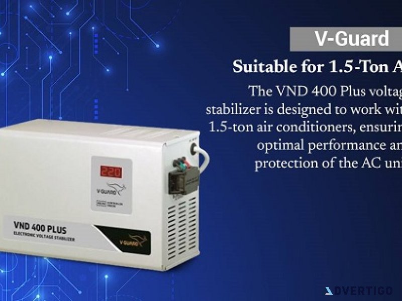 Voltage stabilizer for air conditioners up to 15 ton – auto res