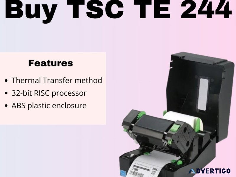 Top-rated tsc te 244 barcode printer for label printing tasks