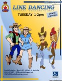 Line Dancing  every Tuesday s  1 - 2pm  Open to the Public  Broc