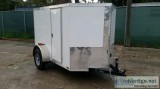 ENCLOSED TRAILER  5x8 White Exterior NEW for SALE