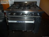 Imperial 6 Six Burner Gas Range w Gas Oven From Lake Stevens Res