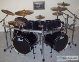 Pearl 8 Peice Vision Drum Kit With Curved Rack for Sale