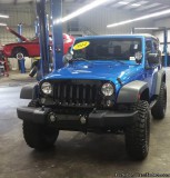 Electric BLUE 2014 Jeep Wrangler Sport SUV