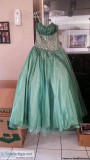 Jovani Emerald Green Quince Dress