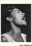 BILLIE HOLIDAY  RARE PHOTO POSTCARD 