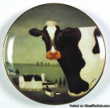 Franklin Mint Cow Country Plate