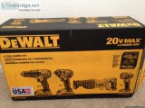 DEWALT 4-Tool 20-Volt Max Lithium Ion (Li-ion) Cordless Combo - 