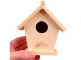 Creative HobbiesÂ® Mini 4 Inch Tall Birdhouse Set of 4 S